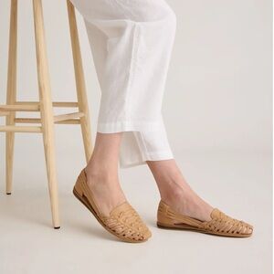 New Quince 100% Leather Huarache Flats Shoes Sz 7.5